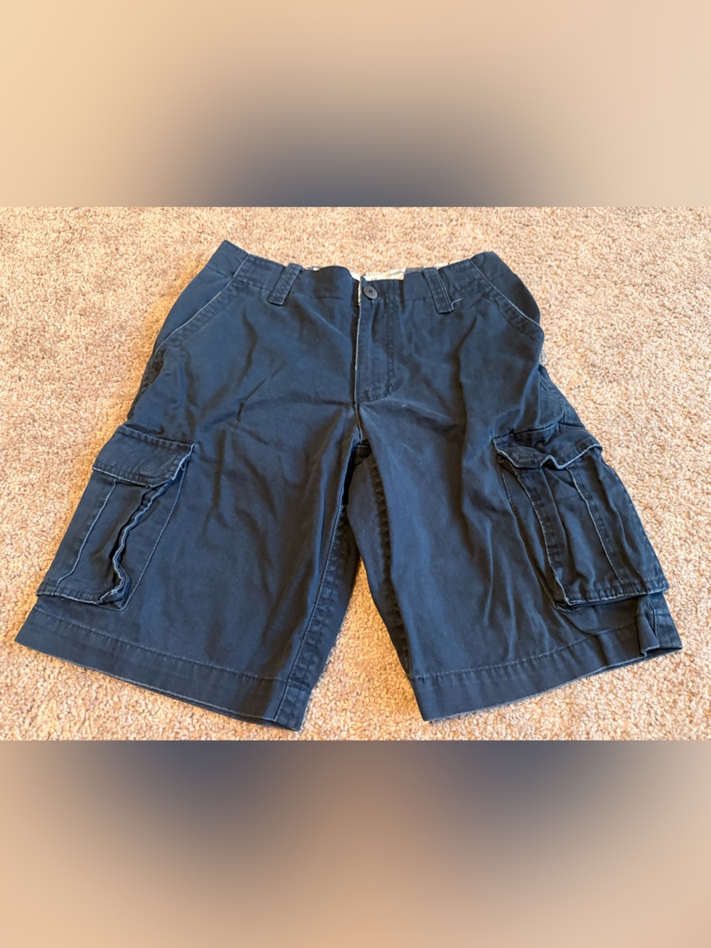 Men's Navy Cargo Shorts